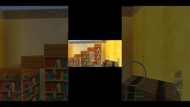 Как сделать красивую книжную полку в Майнкрафт #shorts смотреть онлайн