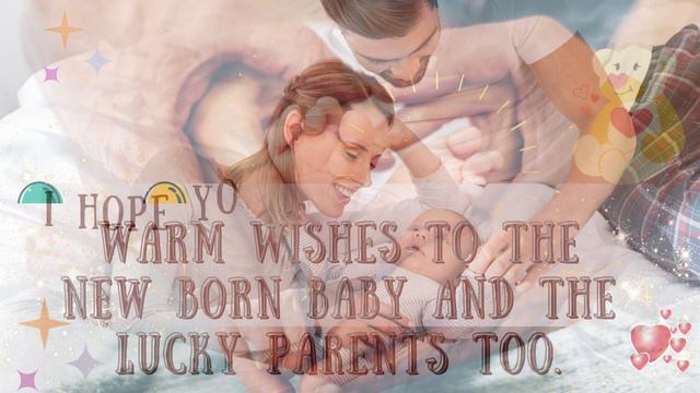Best Wishes For New Born Baby! Congratulations! смотреть онлайн