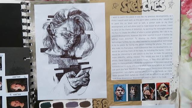 A Level Fine Art Book Flip Through (A* - 100%) смотреть онлайн