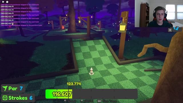 Super Golf but with 400 POWER | Roblox смотреть онлайн