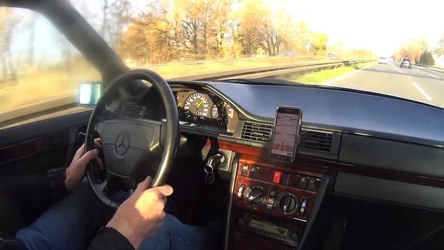 Mercedes W124 E420, 500E 100 - 200 Km/h M119 E50 AMG
