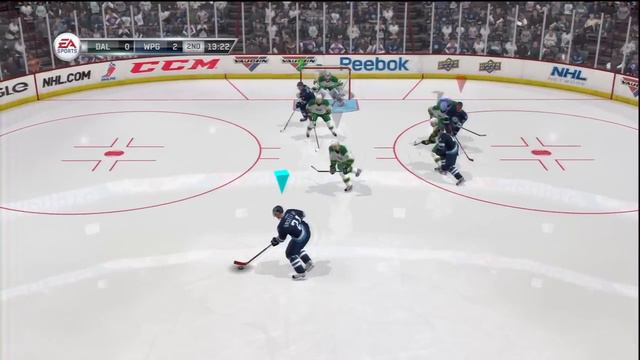 NHL 12 Drop in Play as Goalie - Winnipeg vs Dallas смотреть онлайн