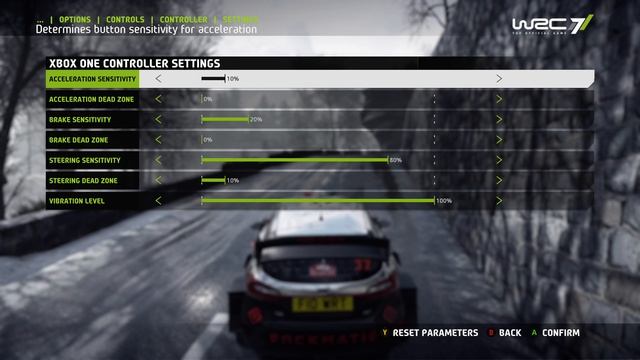 WRC 7 : Controller setting смотреть онлайн