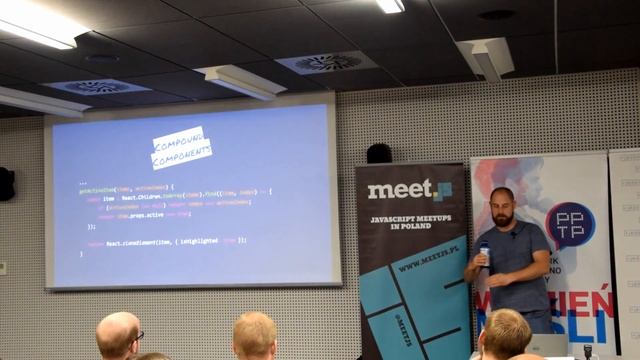 Meet.js Poznań - React componts patterns смотреть онлайн