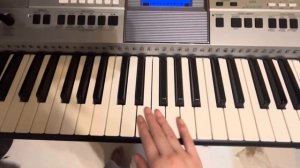 Как научиться играть на синтезаторе песню седая ночь