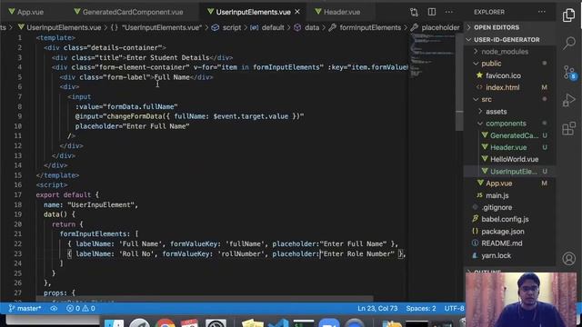 User ID Card Generator using #Vue.js - Part 3 смотреть онлайн