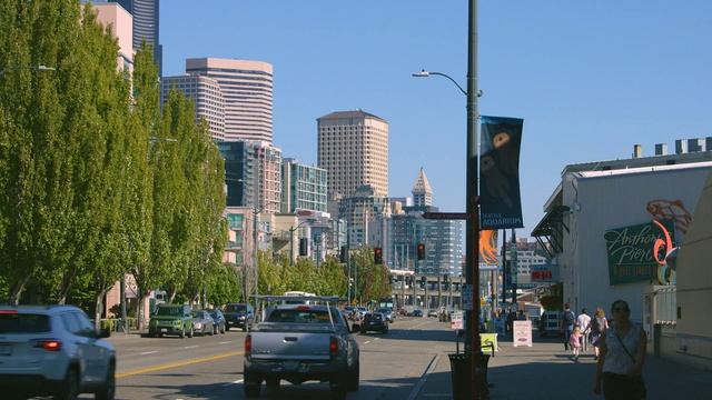 4K Cityscapes - Waterfront Park Of Seattle, Downtown Of Seattle - Trailer