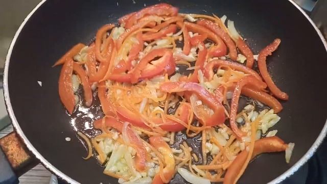 Курица с рисом и овощами в соусе терияки смотреть онлайн