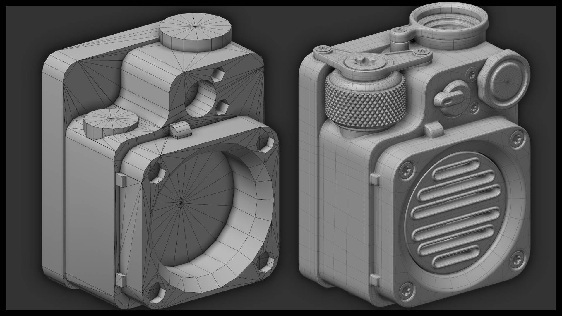 Boolean to Subdivison Surface _ Part 3 смотреть онлайн