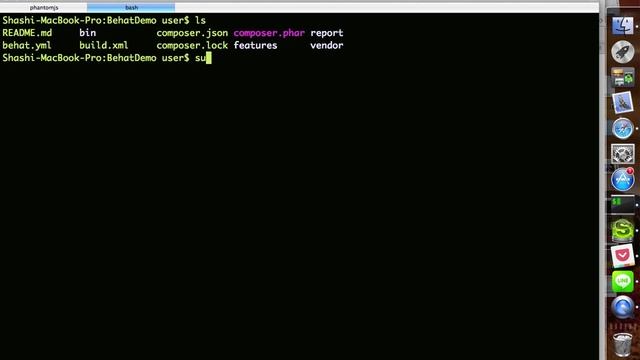 Running Behat test with PhantomJS смотреть онлайн