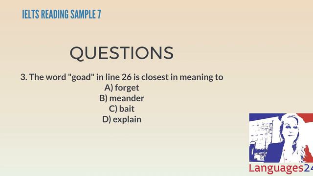 IELTS READING SAMPLE 7 смотреть онлайн