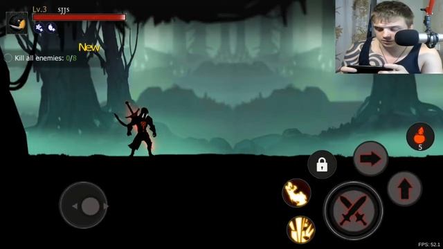 ТЕМНЫЙ КОРОЛЬ ИГРАЕТ СО СМЕРТЬЮ | Shadow of Death: Dark Knight - Stickman Fighting | Обзор смотреть онлайн