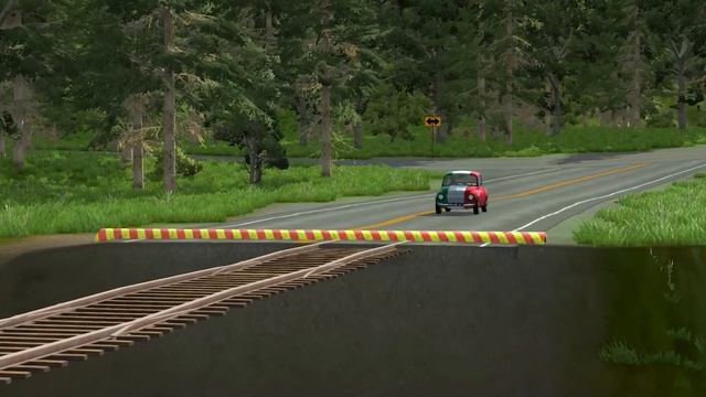 Cars vs Train Tracks Bridge ▶️ BeamNG Drive смотреть онлайн