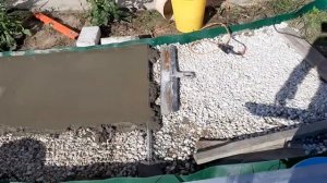 Бетонная дорожка у дома своими руками. День 3й. Конец.