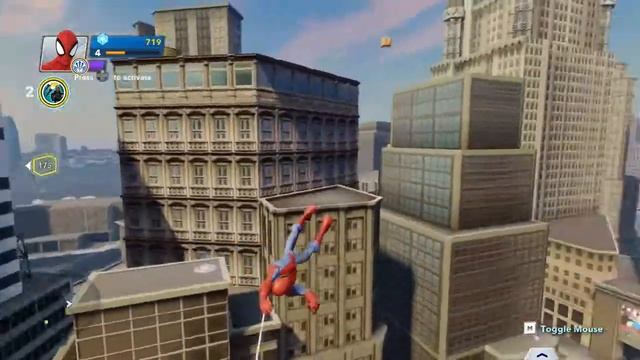 Disney Infunity 2.0 Marvel Super Heroes - История Человека Паука (ДЕМО) смотреть онлайн