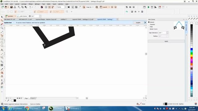 Corel Draw Tips & Tricks Nodes that leak and how to fix смотреть онлайн