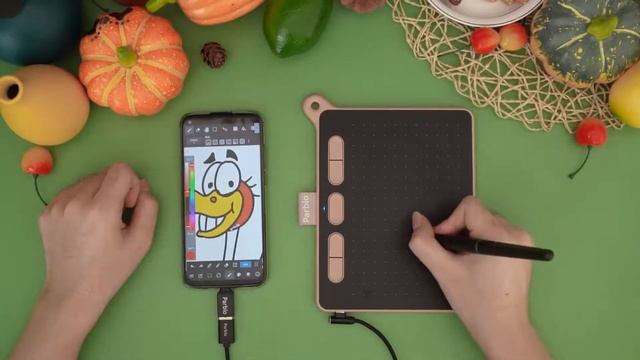 Happy Thanksgiving 2020 with Parblo ?? | Drawn with Parblo Ninos S tablet смотреть онлайн