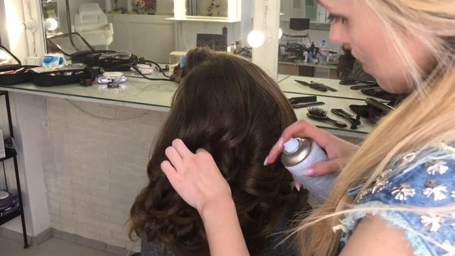 Локоны набок. Греческая набок. Muah Елена Шегай смотреть онлайн