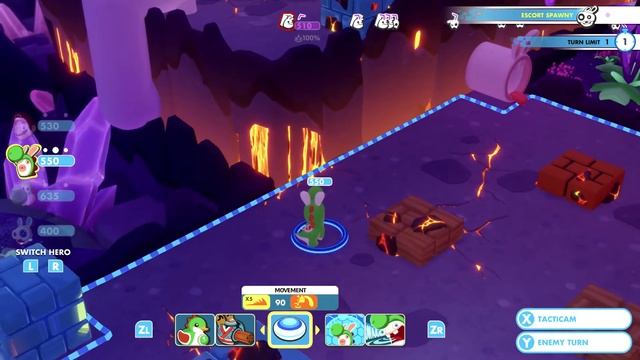 Mario + Rabbids Kingdom Battle - World 4 S1 Challenge strategy смотреть онлайн