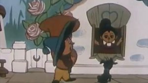 Незнайка учится играть на трубе