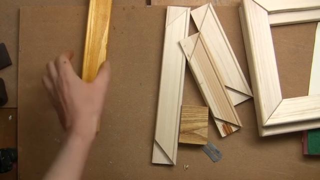 Состаривание деревянного подрамника для картины. смотреть онлайн