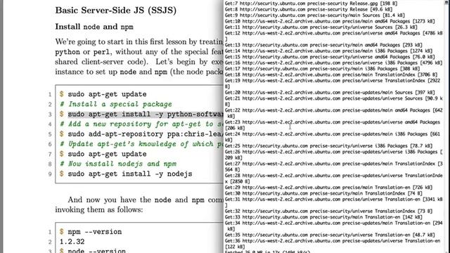 5 11 Installing node and npm 323] смотреть онлайн