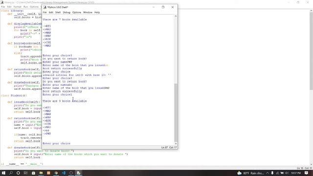 Simple Library Menu In Python With Source Code | Source Code & Projects смотреть онлайн