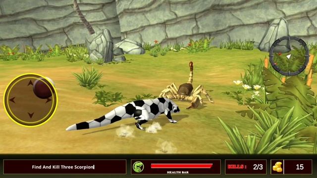 Best Animal Games - Komodo Dragon Simulator Android Gameplay смотреть онлайн