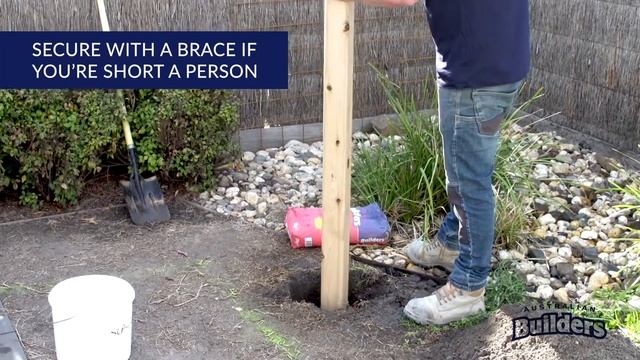 How to Set A Post with Quickset concrete смотреть онлайн