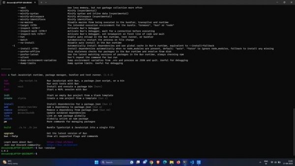 Install BunJS in Windows and VS code Setup | Easy Coding