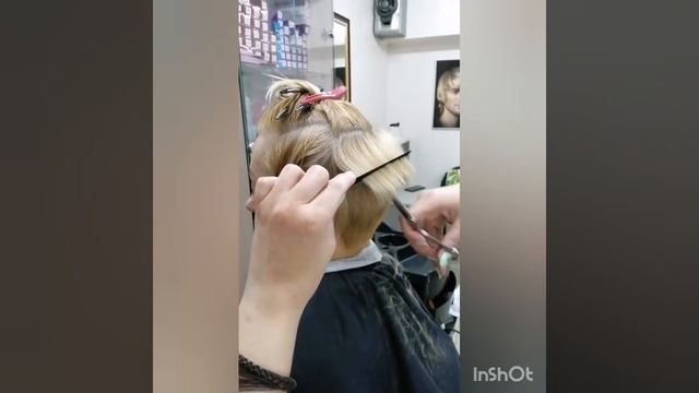 Каре на ножке с короткой чёлкой (пошаговое объяснение) смотреть онлайн