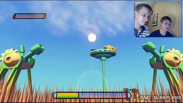 Sumo Smashdown - Летающие куры, сумоисты (Two sleepless) смотреть онлайн