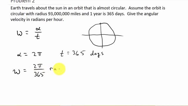 Angular Velocity Example 2 смотреть онлайн