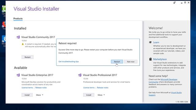 Install Visual Studio and Git Components смотреть онлайн