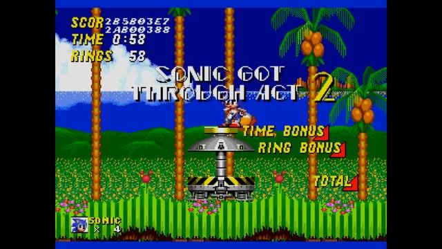 Sonic 2 Hyper Sonic Hack смотреть онлайн