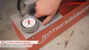 Опрессовочный насос ROTHENBERGER RP 50