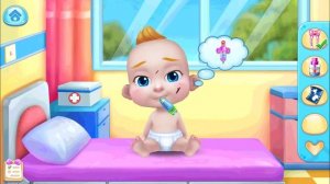 Играем в игру мультик для девочек/Ухаживаем за малышом Беби Бос - Простудился у Него Вирус/Зырики Т