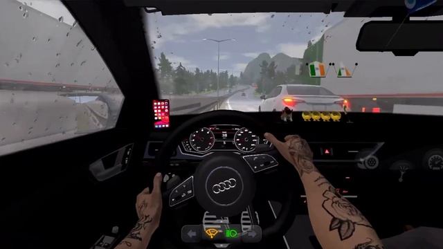 Audi RS7 Realistic interior After Decorating DLC mod in Truck simulator ultimate смотреть онлайн