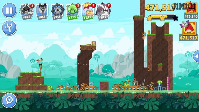 ANGRY BIRDS FRIENDS TOURNAMENT: CAN J1M101 GET ALL THREE STARS ? #31 2 LEVEL смотреть онлайн