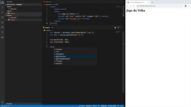 Jogo Multiplayer #1 - Como cria um jogo da velha multiplayer utilizando canvas e javascript смотреть онлайн