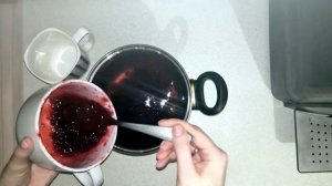 КЛЮКВЕННЫЙ МОРС ИЗ ЗАМОРОЖЕННЫХ ЯГОД