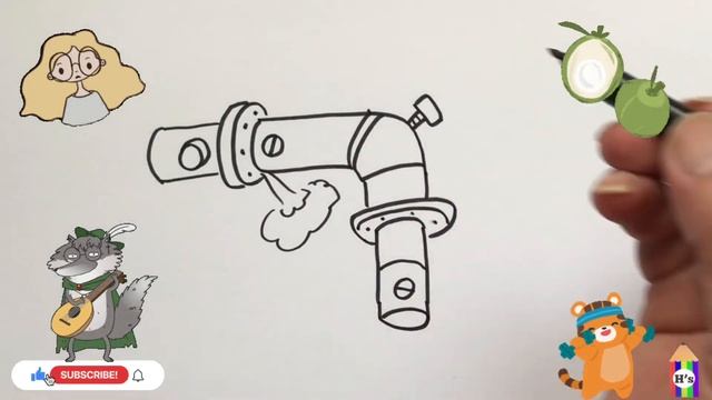 How To Draw Pipe | рисование трубки для детей | Bolalar uchun chizilgan quvur смотреть онлайн