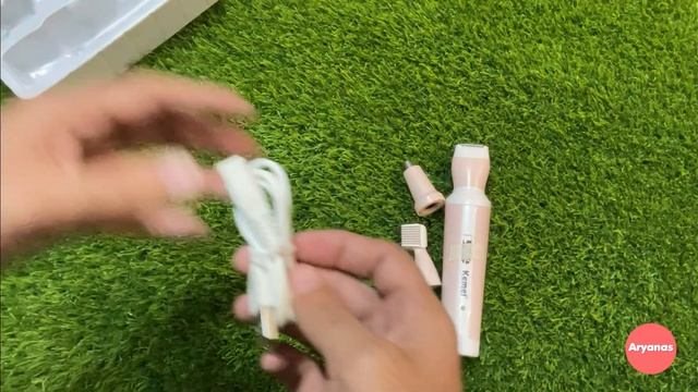 Kemei KM3024 Best 4 IN 1 Female Facial Hair Epilator Removal Trimmer Women Nose Ear Eyebrow Shaver смотреть онлайн