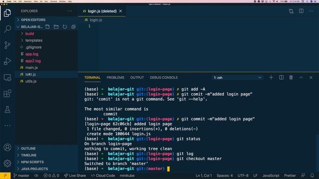Belajar GIT - Menggunakan Branch (Cabang) di GIT смотреть онлайн
