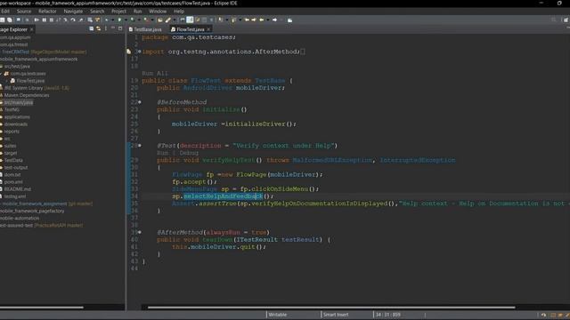 Creating Mobile Automation Framework | Appium | Maven | TestNG | PageFactory | ExtentReports смотреть онлайн