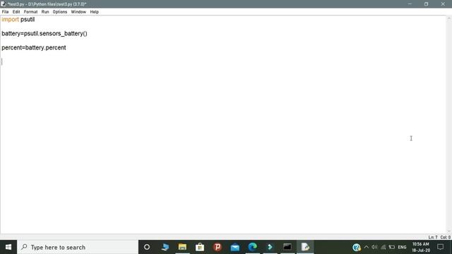 | Battery percent desktop notifier using python | | AK | смотреть онлайн