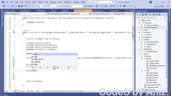 How to do Sort Search and Pagination in ASP.NET CORE 5 MVC CRUD with EF CORE Inventory Project