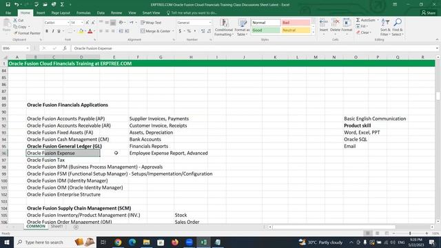 Oracle Fusion Cloud Financials Training | 1st Session смотреть онлайн