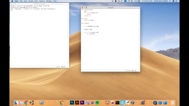 Calculating Sin from an infinite series Using python. смотреть онлайн