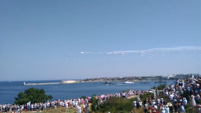 Парад кораблей в Севастополе праздник ВМФ 2019 смотреть онлайн